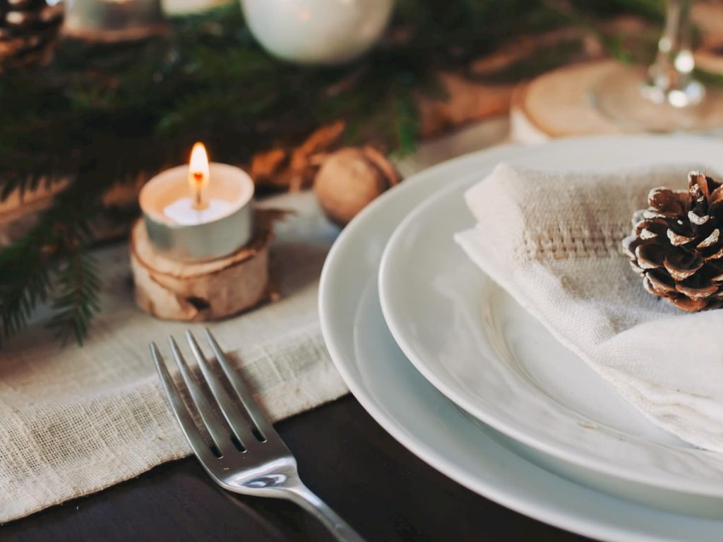 10 ideas para decorar la mesa en Navidad